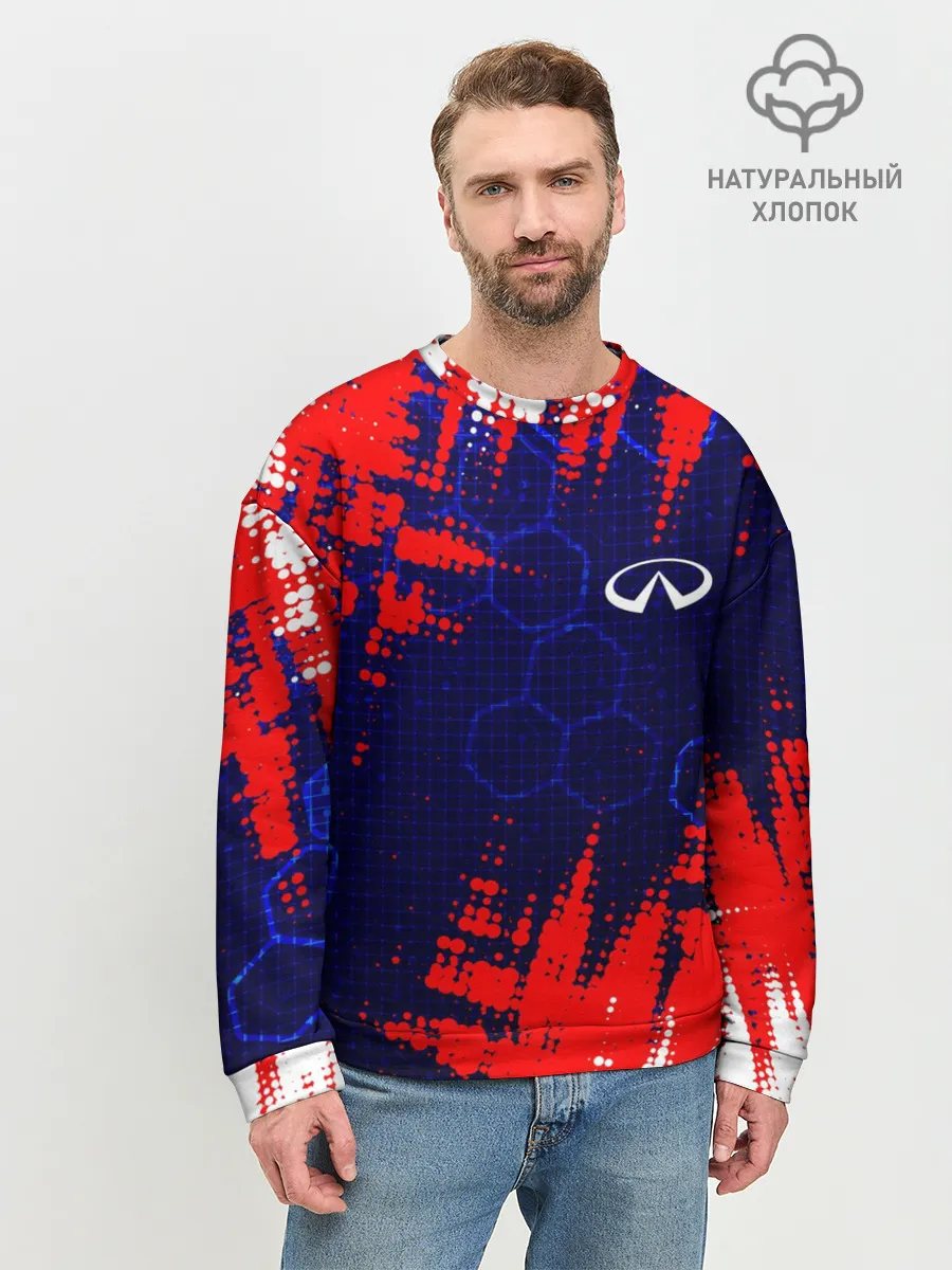 Мужской свитшот базовый / INFINITI - HI TECH ТЕХНОЛОГИИ