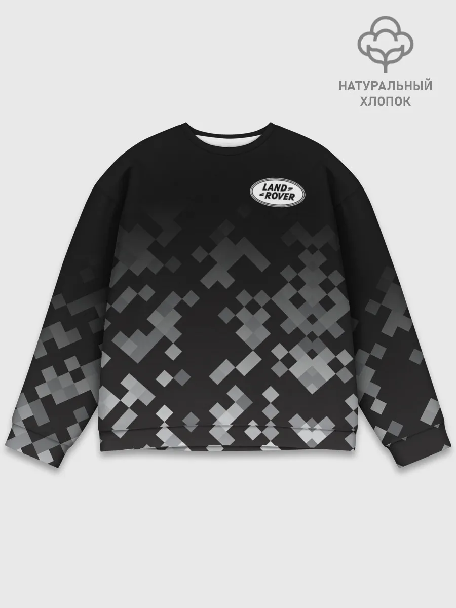 Мужской свитшот базовый / LAND ROVER | КАМУФЛЯЖ МИЛИТАРИ