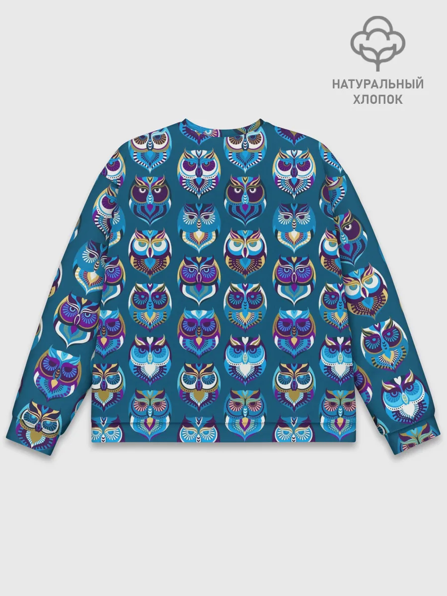 Мужской свитшот базовый / Совы