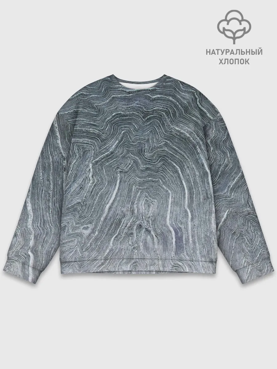 Мужской свитшот базовый / Negative Waves