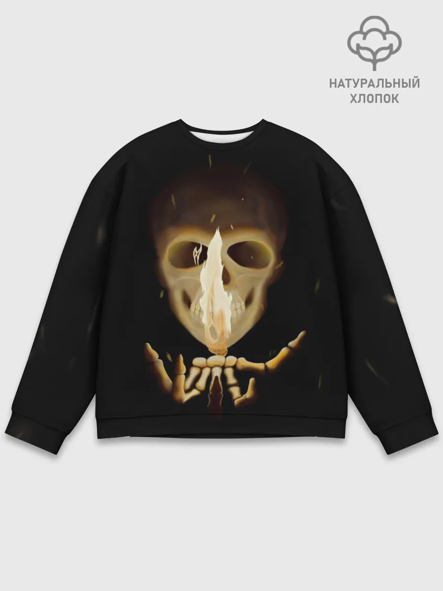 Мужской свитшот базовый / Скелет