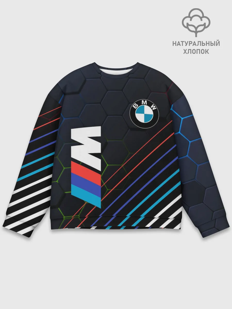 Мужской свитшот базовый / BMW / БМВ / M COMPETITION