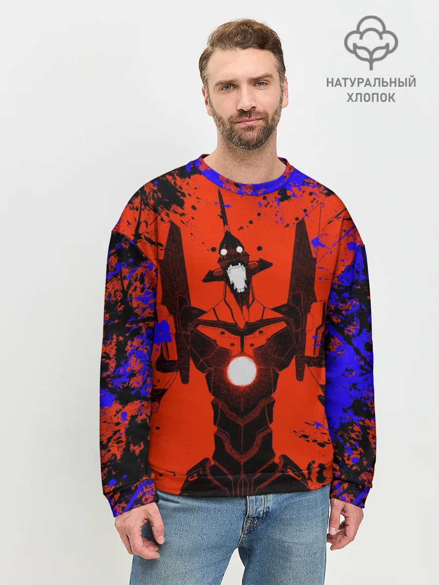 Мужской свитшот базовый / Евангелион | Evangelion