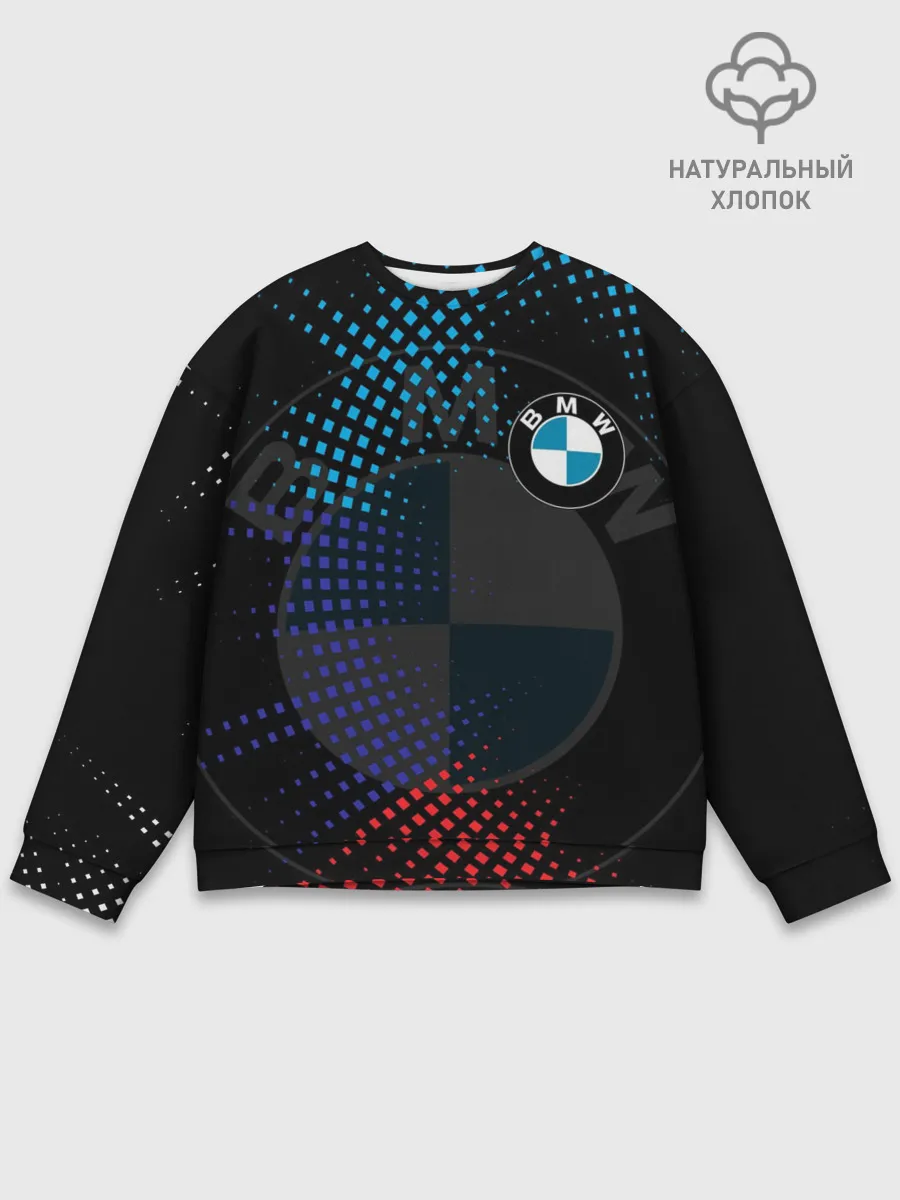 Мужской свитшот базовый / BMW / БМВ / M COMPETITION