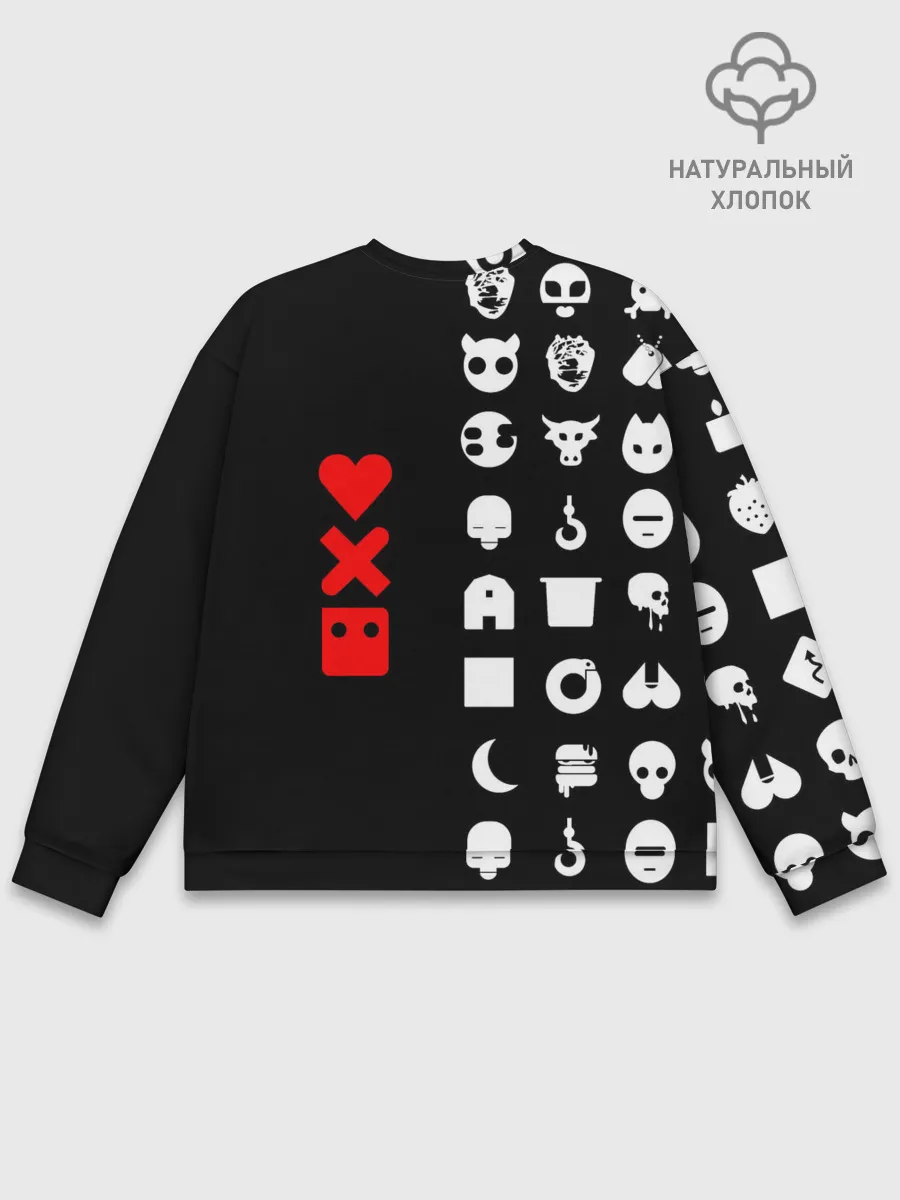 Мужской свитшот базовый / Любовь, смерть и роботы