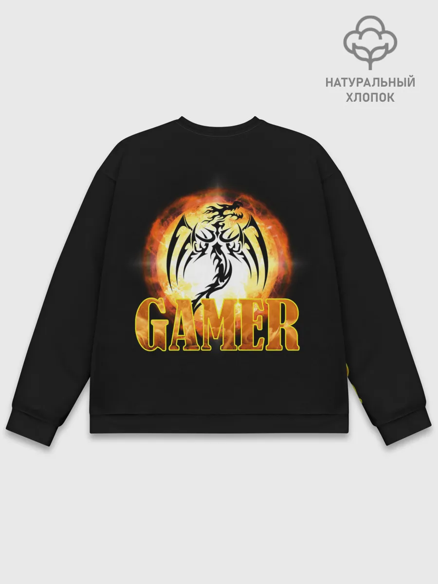 Мужской свитшот базовый / GAMER | Геймер