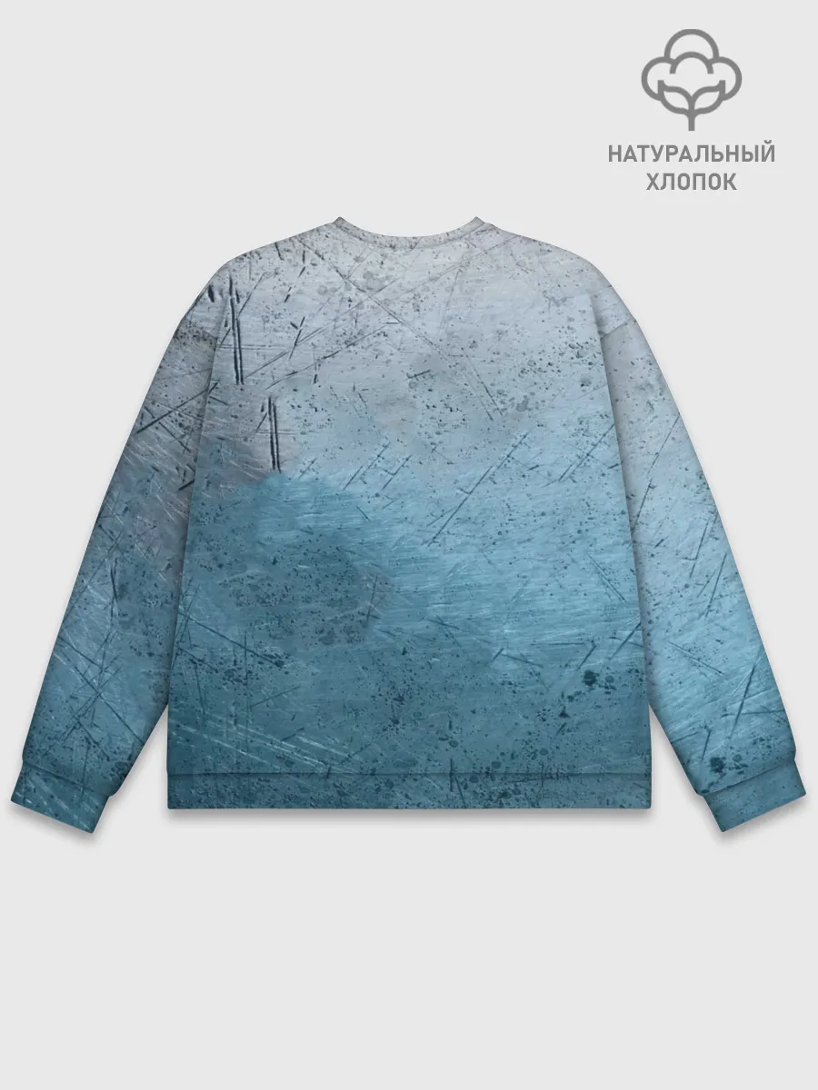 Мужской свитшот базовый / Blue Glass