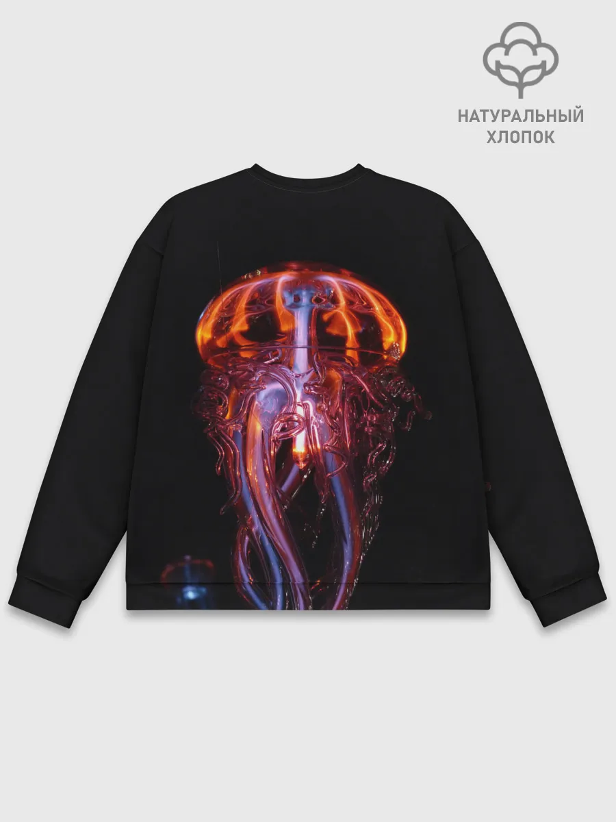 Мужской свитшот базовый / Медуза | Jellyfish