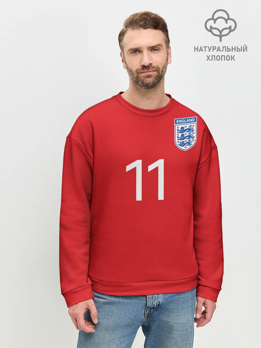 Мужской свитшот базовый / №11 Сборной Англии