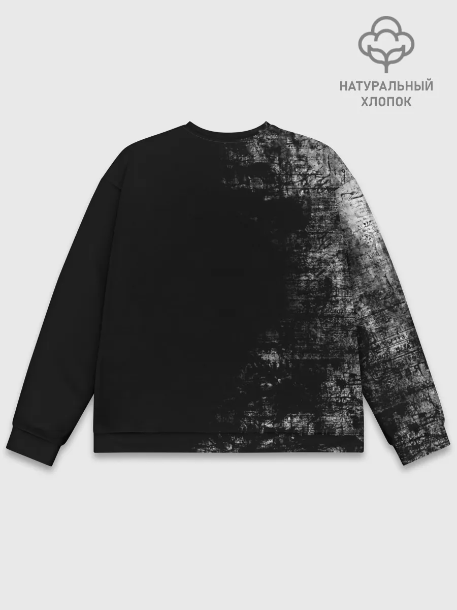 Мужской свитшот базовый / Чёрный Аста | Чёрный Клевер