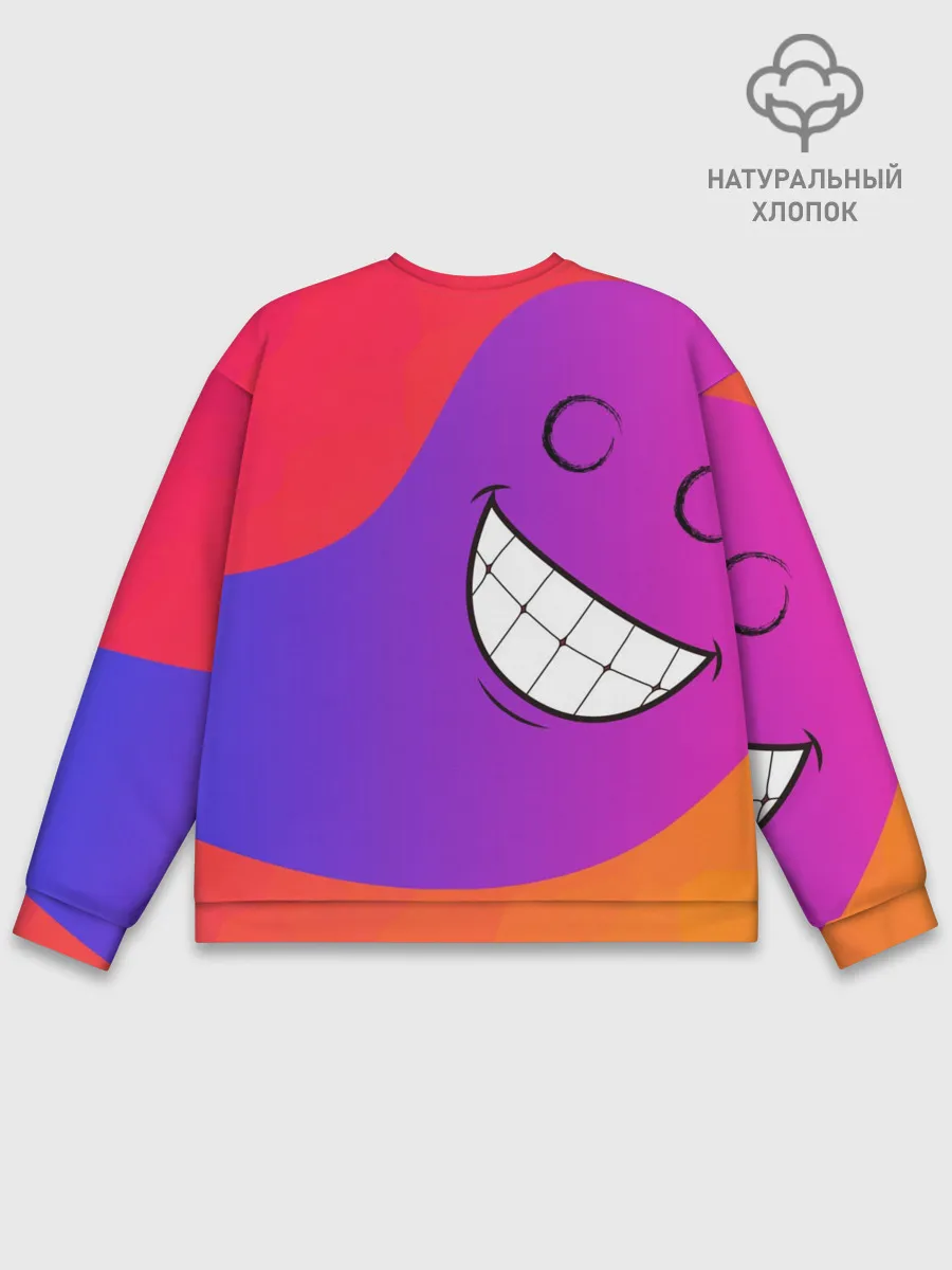 Мужской свитшот базовый / Градиент призрак