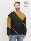 Мужской свитшот базовый / 3D BLACK & GOLD