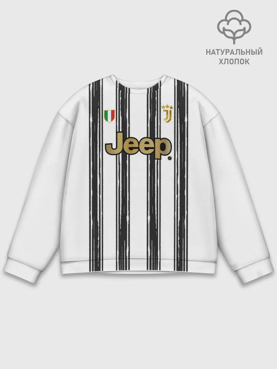 Мужской свитшот базовый / Форма Ювентуса 2020 2021 дом