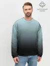 Мужской свитшот базовый / Black and Blue gradient