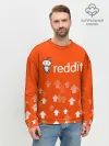 Мужской свитшот базовый / REDDIT / РЕДДИТ / UPVOTED