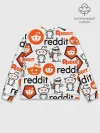 Мужской свитшот базовый / REDDIT / РЕДДИТ / ЛОГОБОМБИНГ