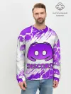 Мужской свитшот базовый / DISCORD / ДИСКОРД / ТРЕЩИНЫ