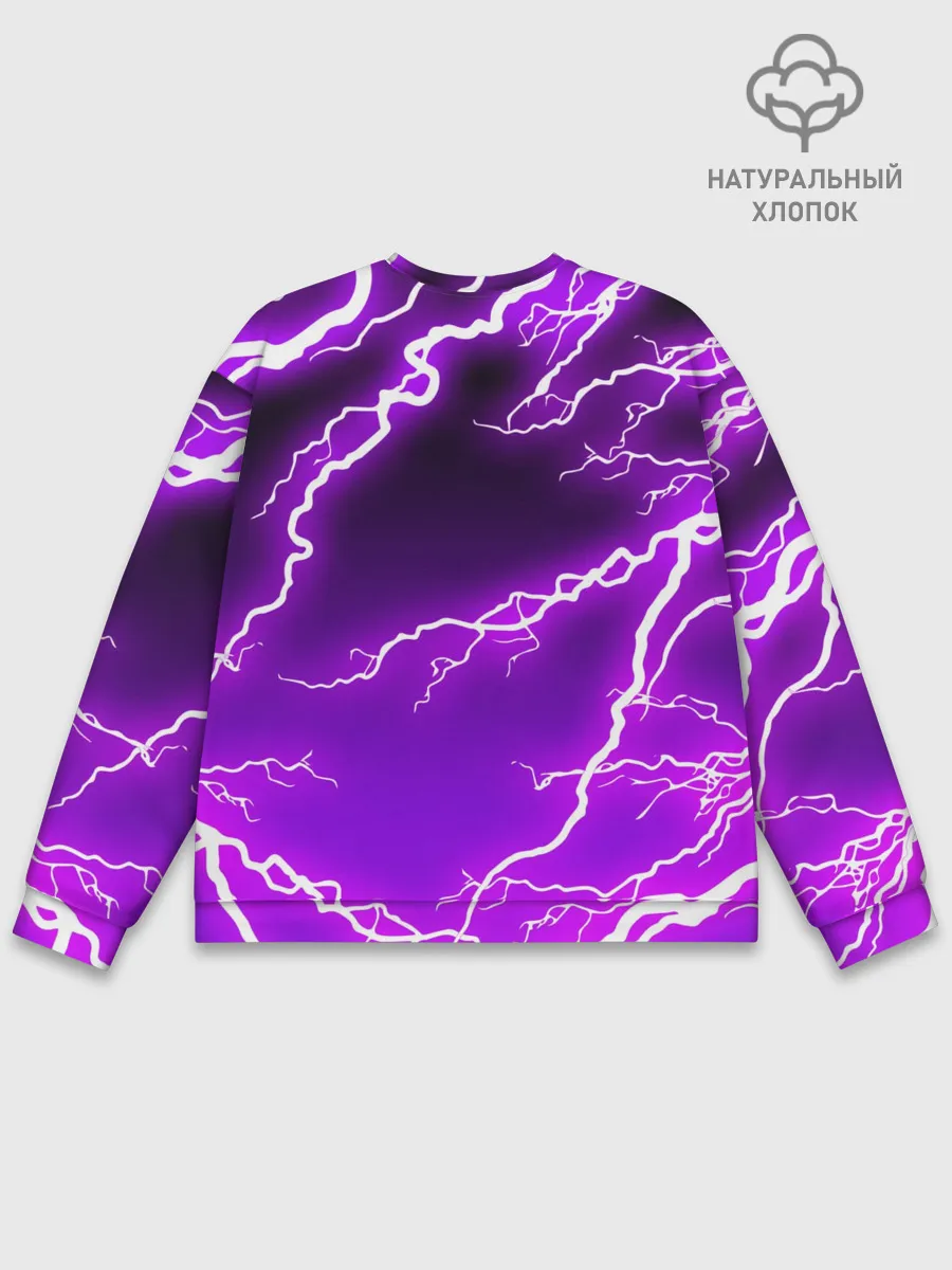 Мужской свитшот базовый / DISCORD / ДИСКОРД / МОЛНИЯ