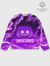 Мужской свитшот базовый / DISCORD / ДИСКОРД / МОЛНИЯ