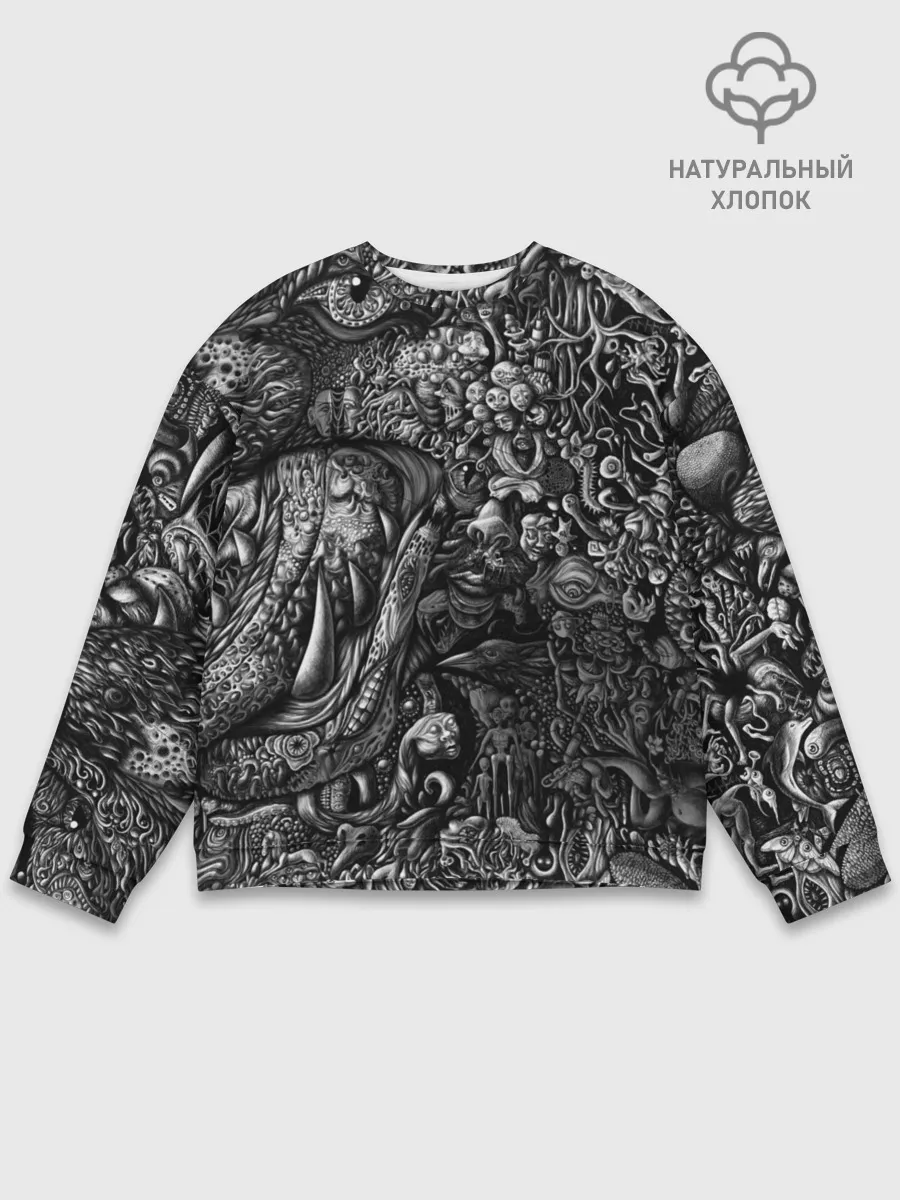 Мужской свитшот базовый / Безумие
