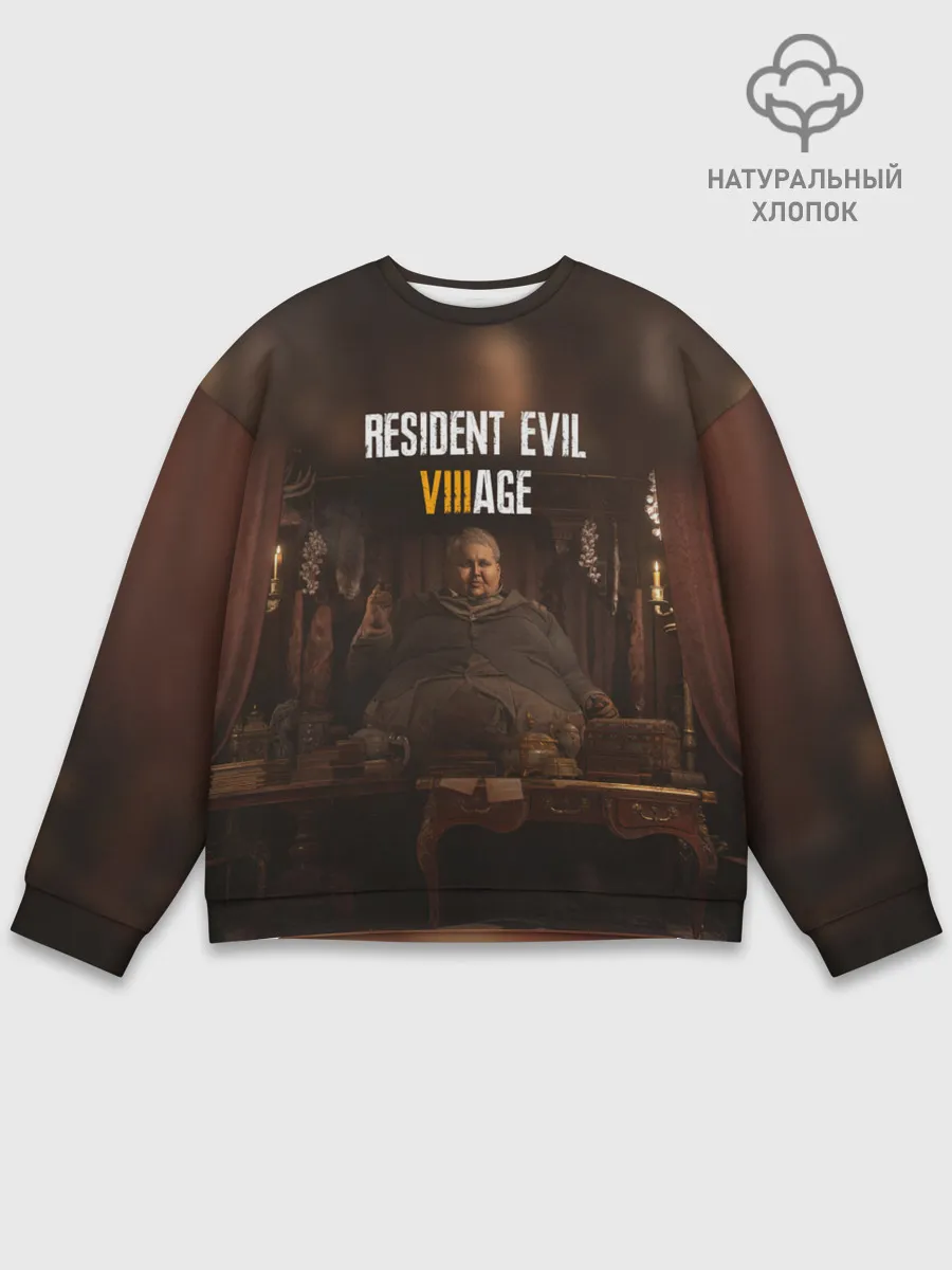 Мужской свитшот базовый / RESIDENT EVIL VILLAGE | РЕ ДЕРЕВНЯ