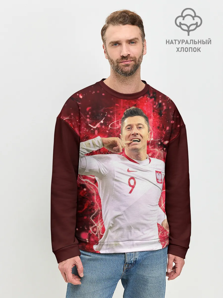 Мужской свитшот базовый / Lewandowski | Левандовски | 9