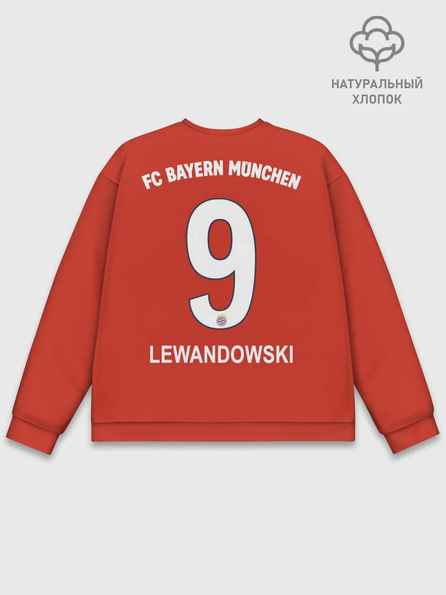 Мужской свитшот базовый / Роберт Левандовски 9