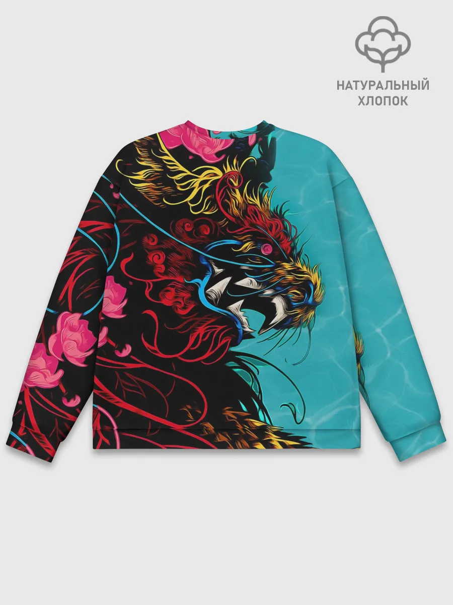 Мужской свитшот базовый / Дракон | Dragon