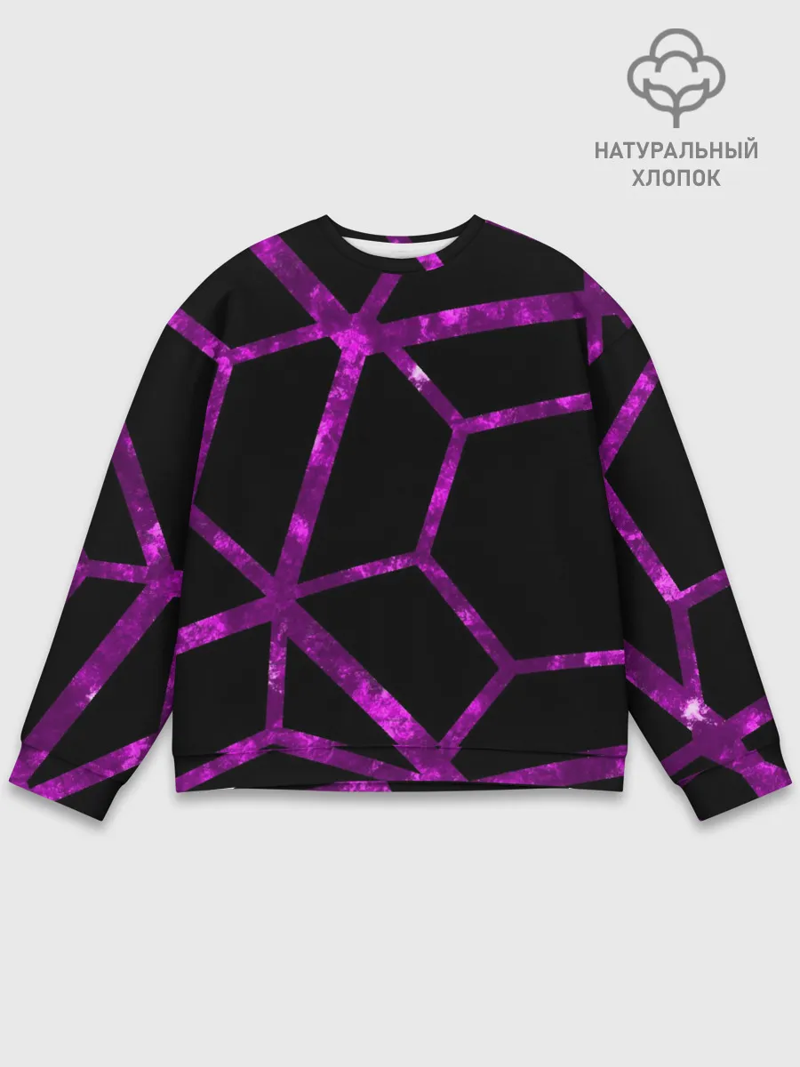 Мужской свитшот базовый / Hexagon