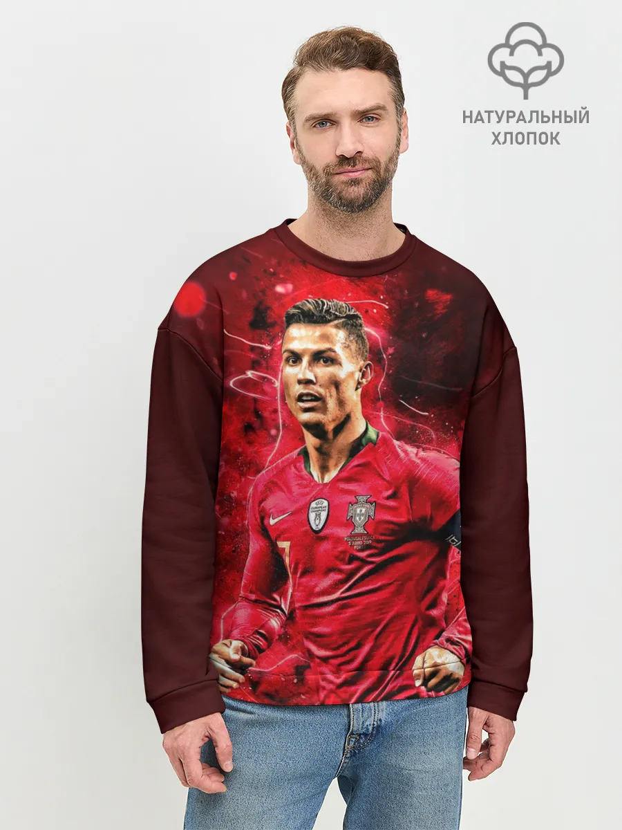 Мужской свитшот базовый / Криштиану Роналду