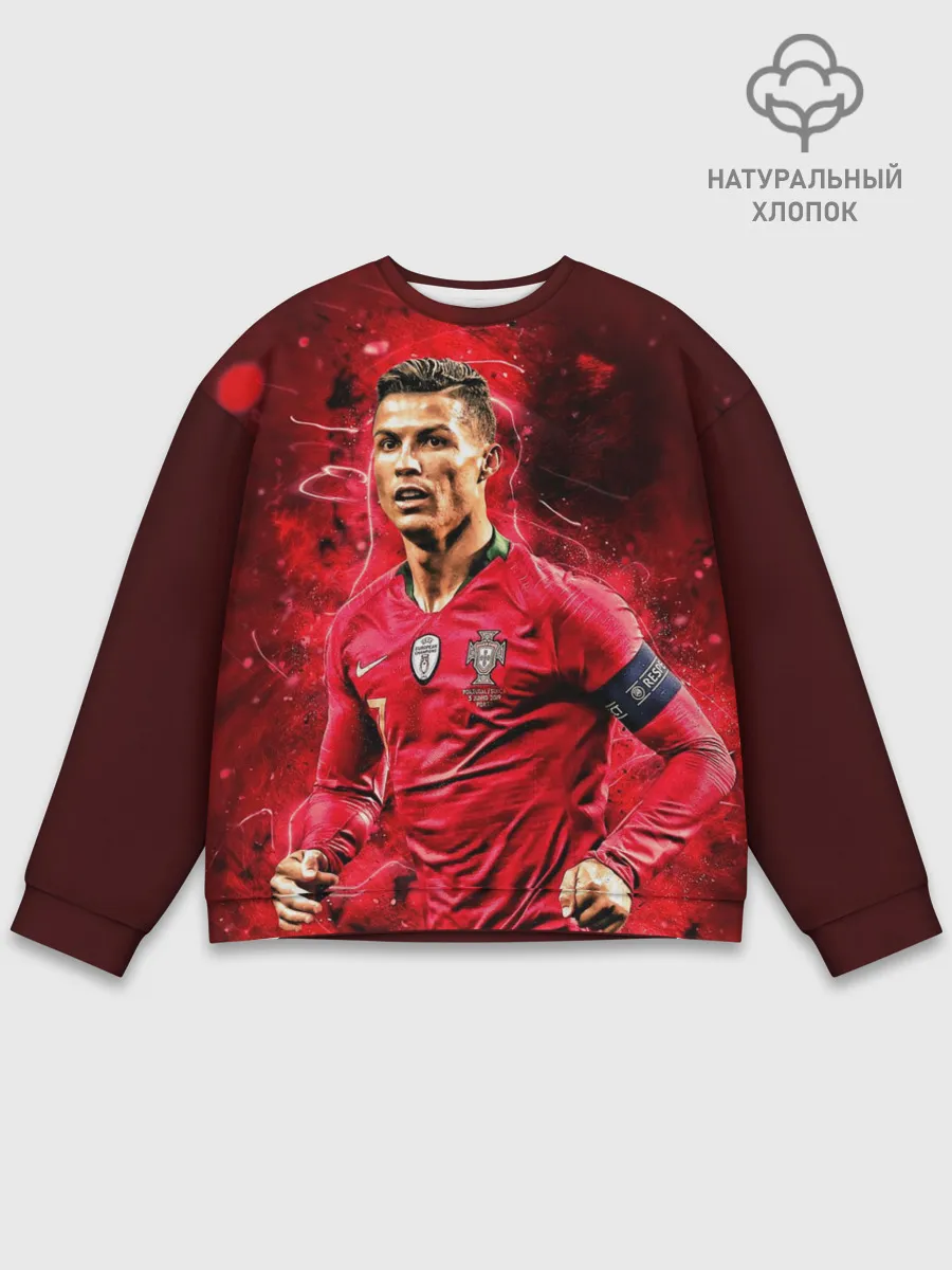 Мужской свитшот базовый / Криштиану Роналду