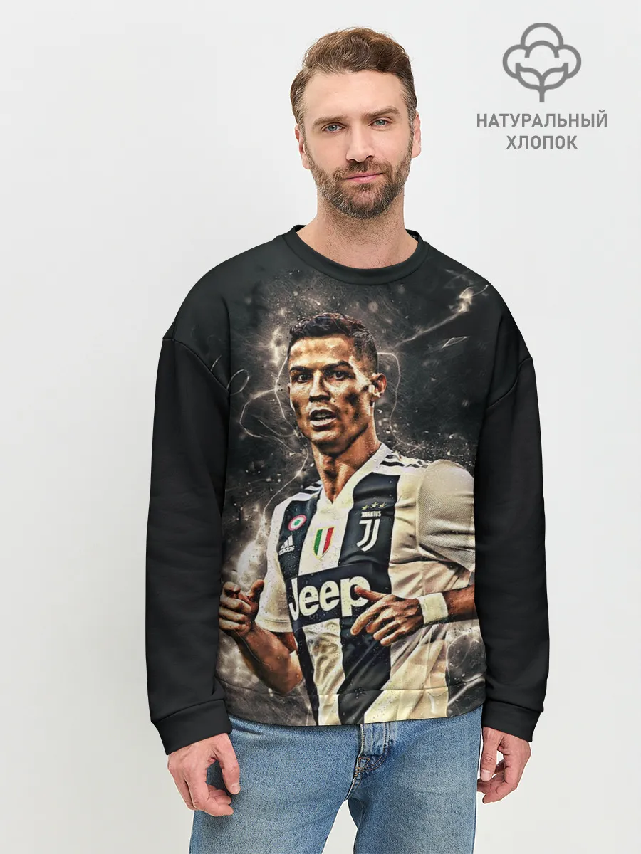Мужской свитшот базовый / Криштиану Роналду