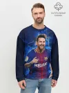 Мужской свитшот базовый / Лионель Месси | Барселона | 10