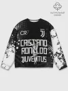 Мужской свитшот базовый / КРИШТИАНУ РОНАЛДУ / ЮВЕНТУС