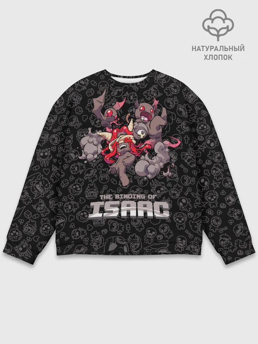 Мужской свитшот базовый / The Binding of Isaac