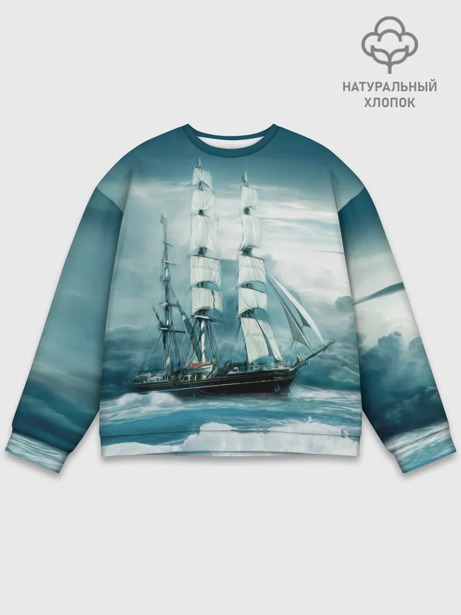 Мужской свитшот базовый / Парусник