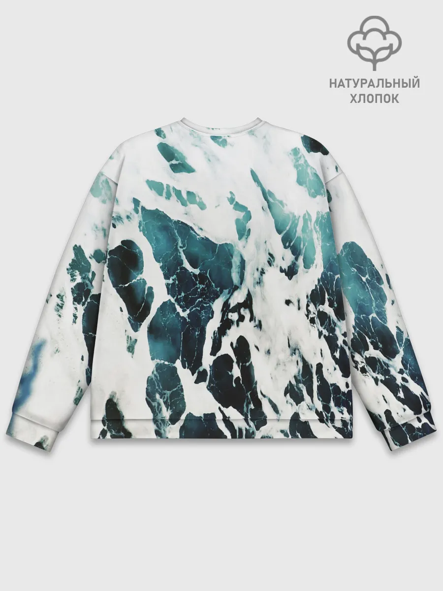 Мужской свитшот базовый / море