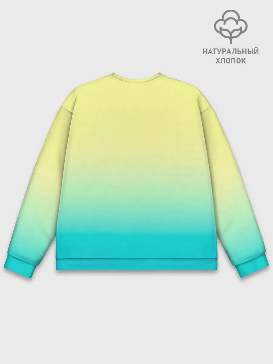 Мужской свитшот базовый / Юно и Аста | Черный Клевер