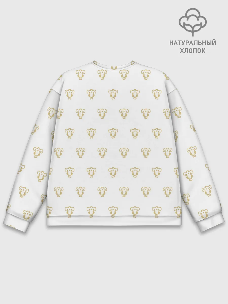 Мужской свитшот базовый / Чёрный Аста в моей груди