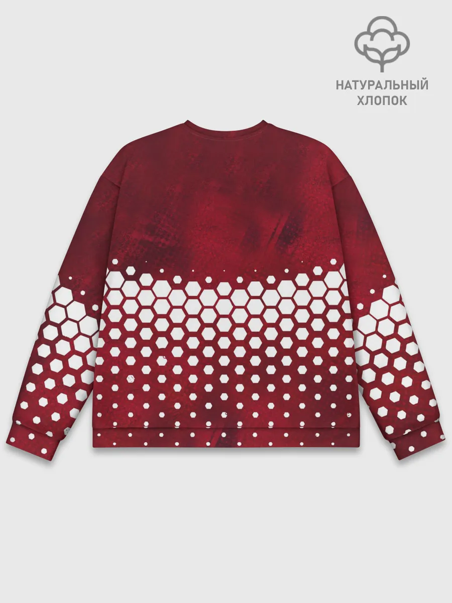 Мужской свитшот базовый / РОБЕРТ ЛЕВАНДОВСКИ / БАВАРИЯ