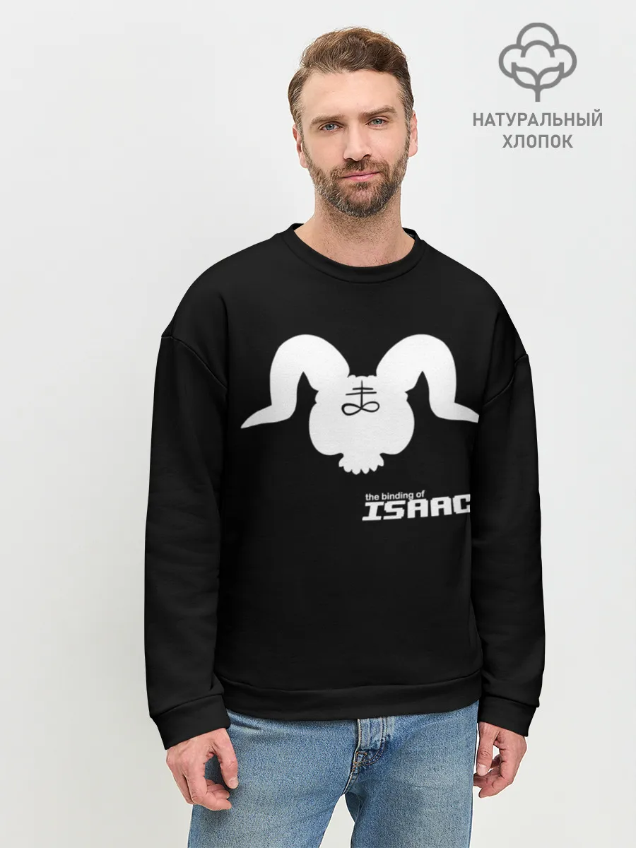 Мужской свитшот базовый / The Binding of isaac Satan