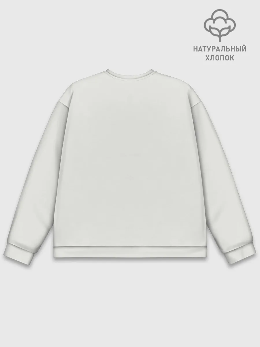 Мужской свитшот базовый / акула в свитере