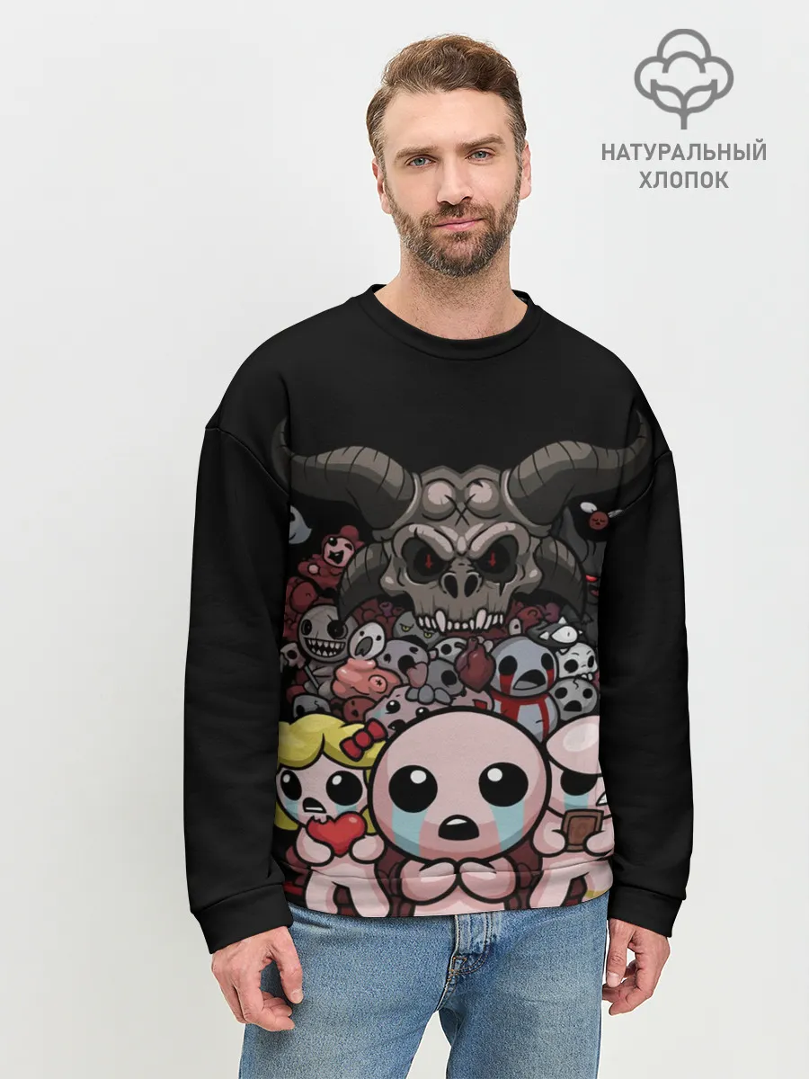 Мужской свитшот базовый / The Binding of isaac | bosses