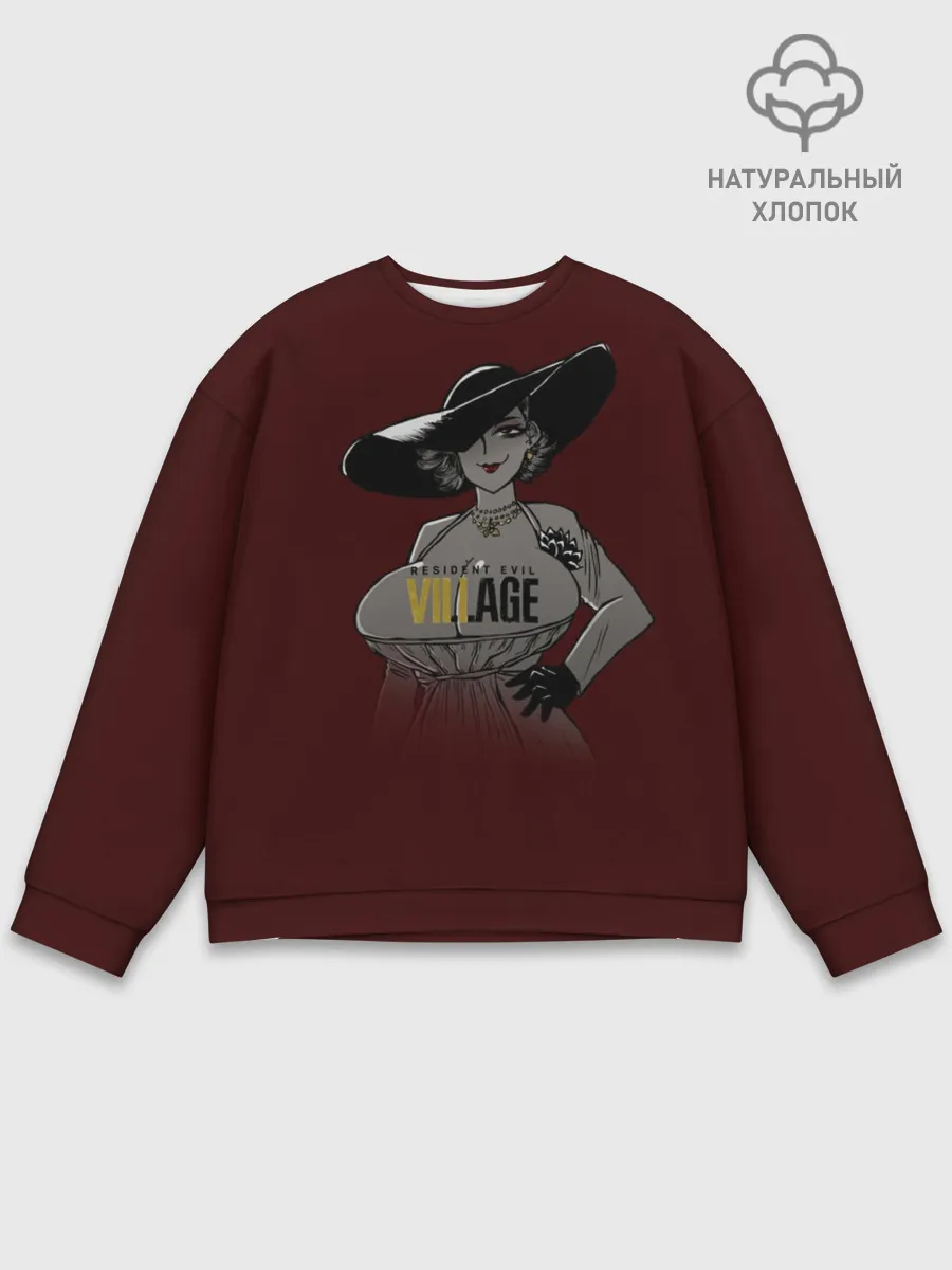 Мужской свитшот базовый / RE Village Леди Димитреску