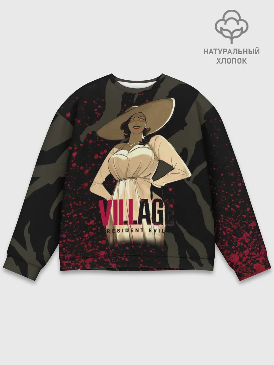 Мужской свитшот базовый / Resident Evil Village Blood