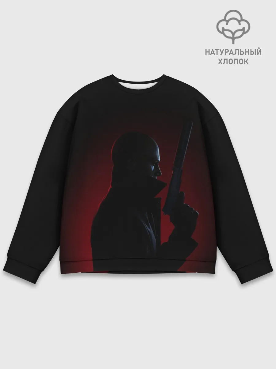 Мужской свитшот базовый / HiTmaN 3