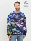 Мужской свитшот базовый / Коралловые рыбки