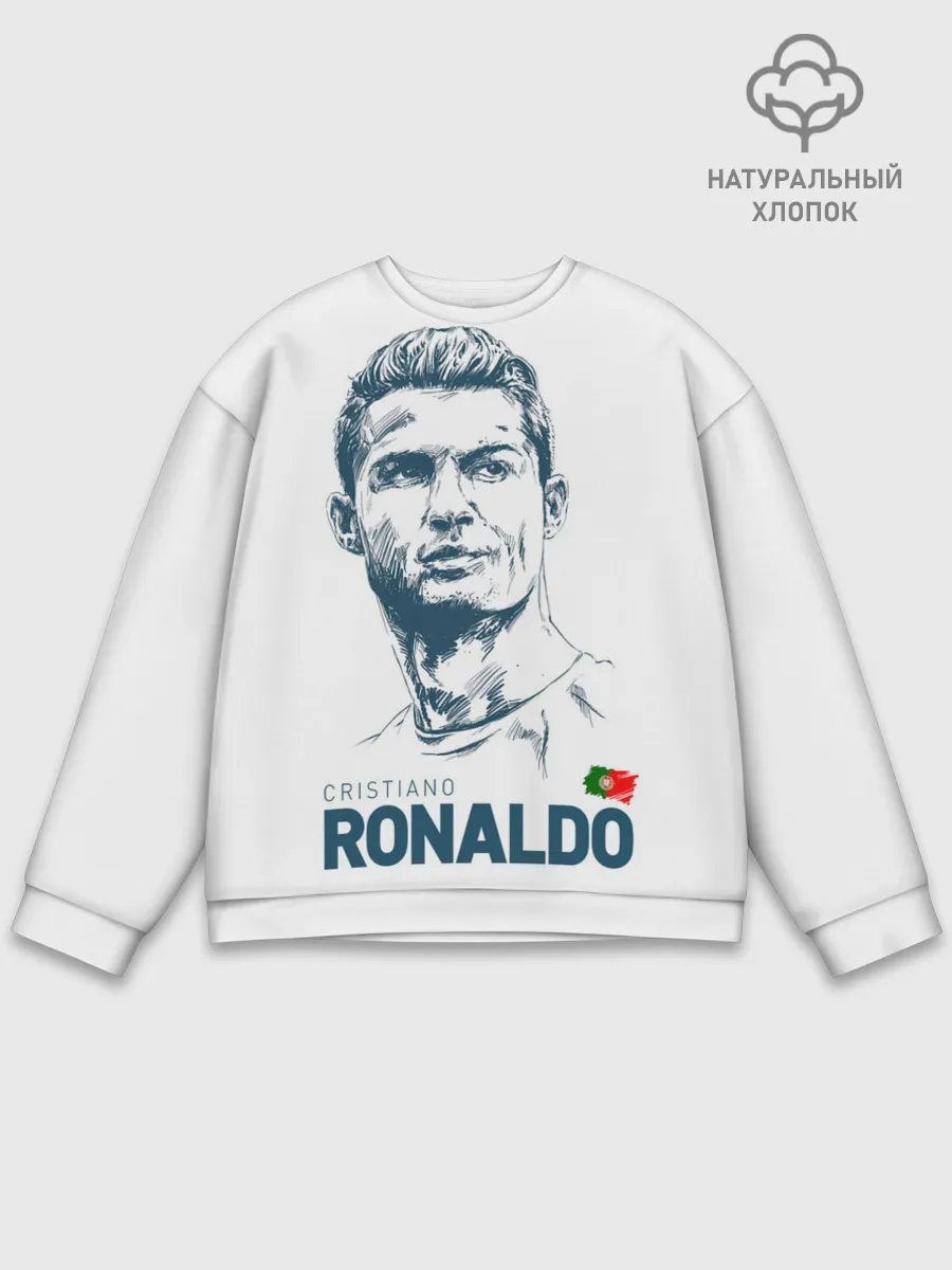 Мужской свитшот базовый / Криштиану Роналду