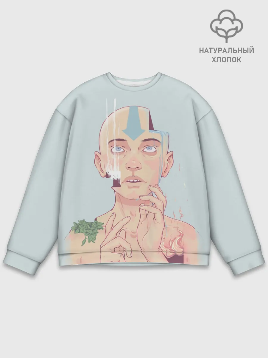 Мужской свитшот базовый / The last airbender