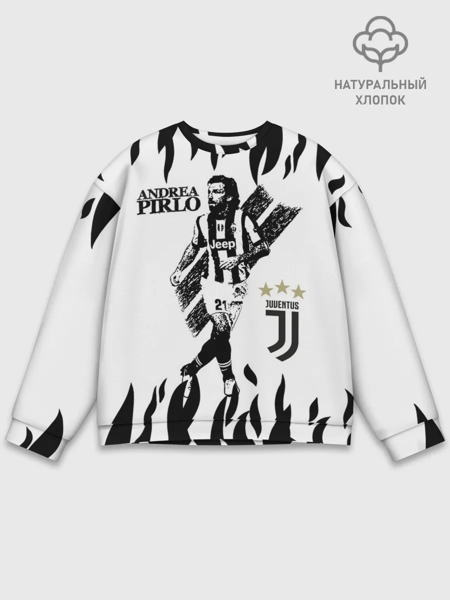 Мужской свитшот базовый / Андреа Пирло/Andrea Pirlo